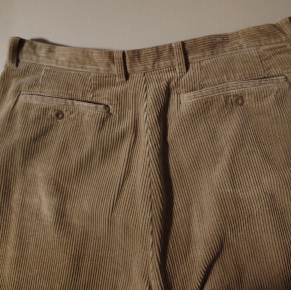 Men's Classic Tan Corduroy Trousers - Picture 7 of 8